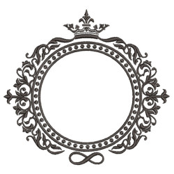 Diseño Para Bordado Marco Provenzal Infinito 11