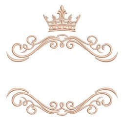 Diseño Para Bordado Marco Princesa 2