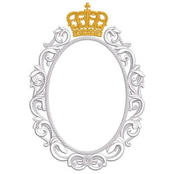 Diseño Para Bordado Marco Provenzal 262