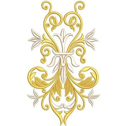 Diseño Para Bordado Arabesco De 25 Cm