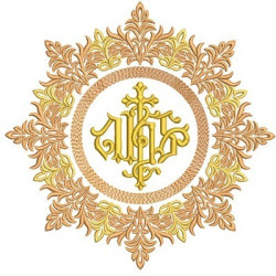 Embroidery Design Jhs Medal 20 Cm