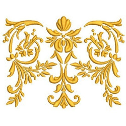 Embroidery Design Damask 14 Cm 2