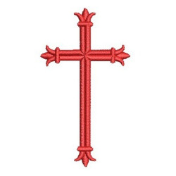 Matriz De Bordado Cruz Decorada 133