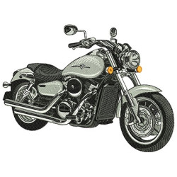 Embroidery Design Big Motorcycle