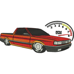 Matriz De Bordado Carro Picape