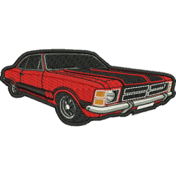 Embroidery Design Old Classic Car