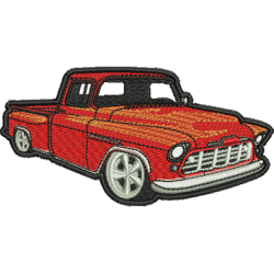 Embroidery Design Old Pickup Truck