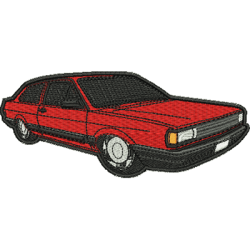 Embroidery Design Classic Car With Outline