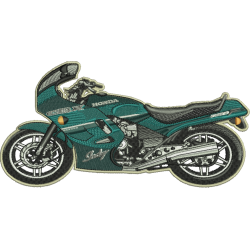 Embroidery Design Motorcycle