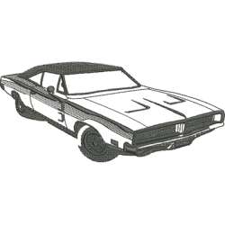 Matriz De Bordado Carro Antigo Clássico