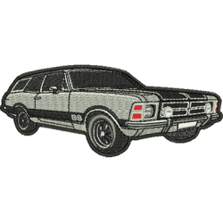 Matriz De Bordado Carro Classico 50