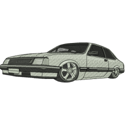 Matriz De Bordado Carro Clássico 73