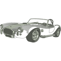 Matriz De Bordado Carro Clássico 75