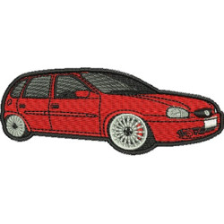 Matriz De Bordado Carro Clássico 88