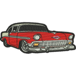 Matriz De Bordado Carro Clássico Com Contorno 32