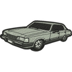 Embroidery Design Classic Car With Outline 95