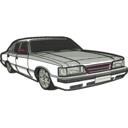 Matriz De Bordado Carro Clássico 96