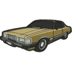 Matriz De Bordado Carro Clássico 98