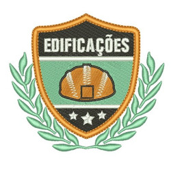 Embroidery Design  Shell Buildings