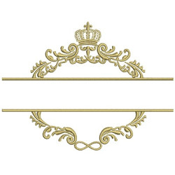Diseño Para Bordado Marco De Nombre Provenzal