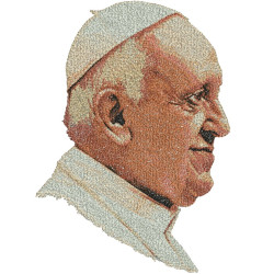 Embroidery Design Pope Francisco