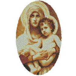 Embroidery Design Madonna With Jesus