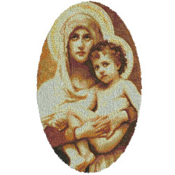 Matriz De Bordado Madona Com Jesus
