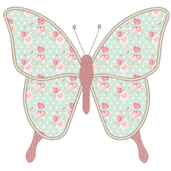 APPLIQUE BUTTERFLY 20CM