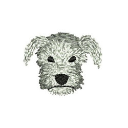 Embroidery Design Dog 3 Cm