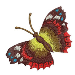 Diseño Para Bordado Mariposa 10 Cm