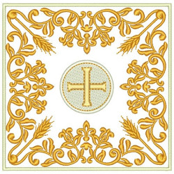 Diseño Para Bordado Conjunto Ornamentos Litúrgicos Hostales Consagrados 90