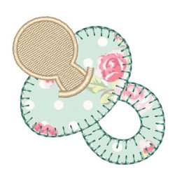 Embroidery Design Comforter Baby Apllied