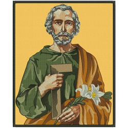 Diseño Para Bordado San José Obrero