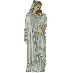 Matriz De Bordado Nossa Senhora Da Sabedoria