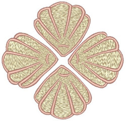 Embroidery Design Shells Of Cross
