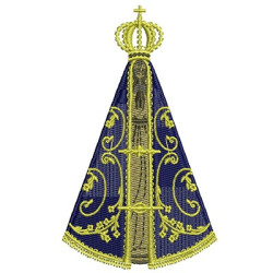 Matriz De Bordado Nossa Senhora Da Aparecida 10 Cm