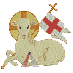 Embroidery Design Lamb 15 Cm