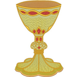 CHALICE 25 CM WHEAT AND GRAPES COLLECTION 2