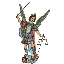 Embroidery Design Saint Michael Archangel 6