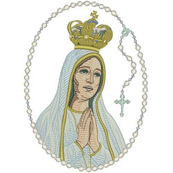 Embroidery Design Rosary Our Lady Of Fatima