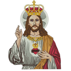 Embroidery Design King Christ