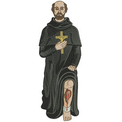 Diseño Para Bordado Santo Peregrino Laziosi