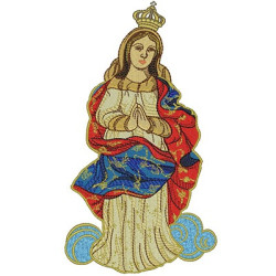 Matriz De Bordado Nossa Senhora Da Conceição 20 Cm