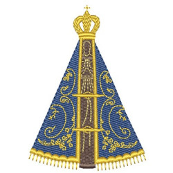 Matriz De Bordado Nossa Senhora Da Aparecida 10 Cm