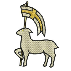 Embroidery Design Lamb 9 Cm