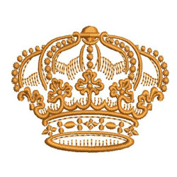 Diseño Para Bordado Corona 6 Cm