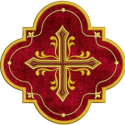 Embroidery Design Frame Fund Applied Cross