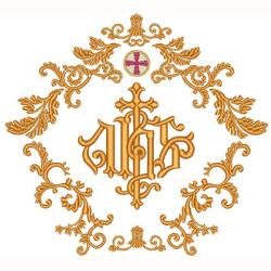 Diseño Para Bordado Ornamento Con Jhs 18 Cm