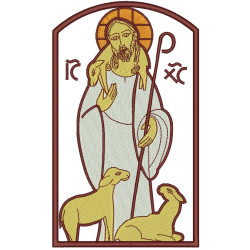 Diseño Para Bordado Jesús Buen Pastor 18 Cm
