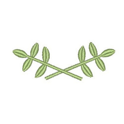 Embroidery Design Twig Of Olive